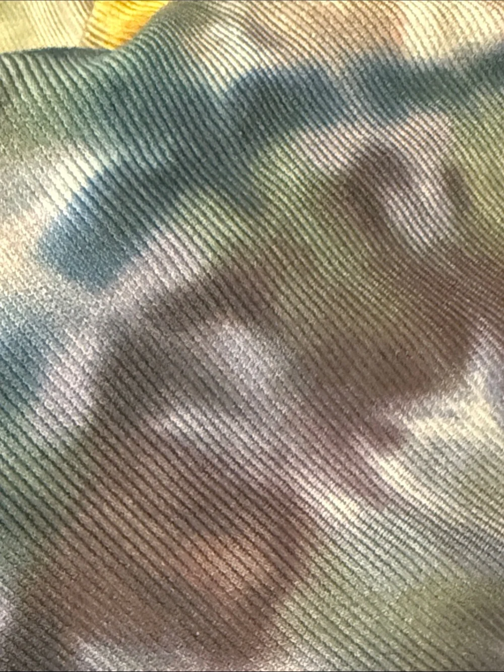 Men's Tie-Dye Half-Zip Sweater - Multi Brown